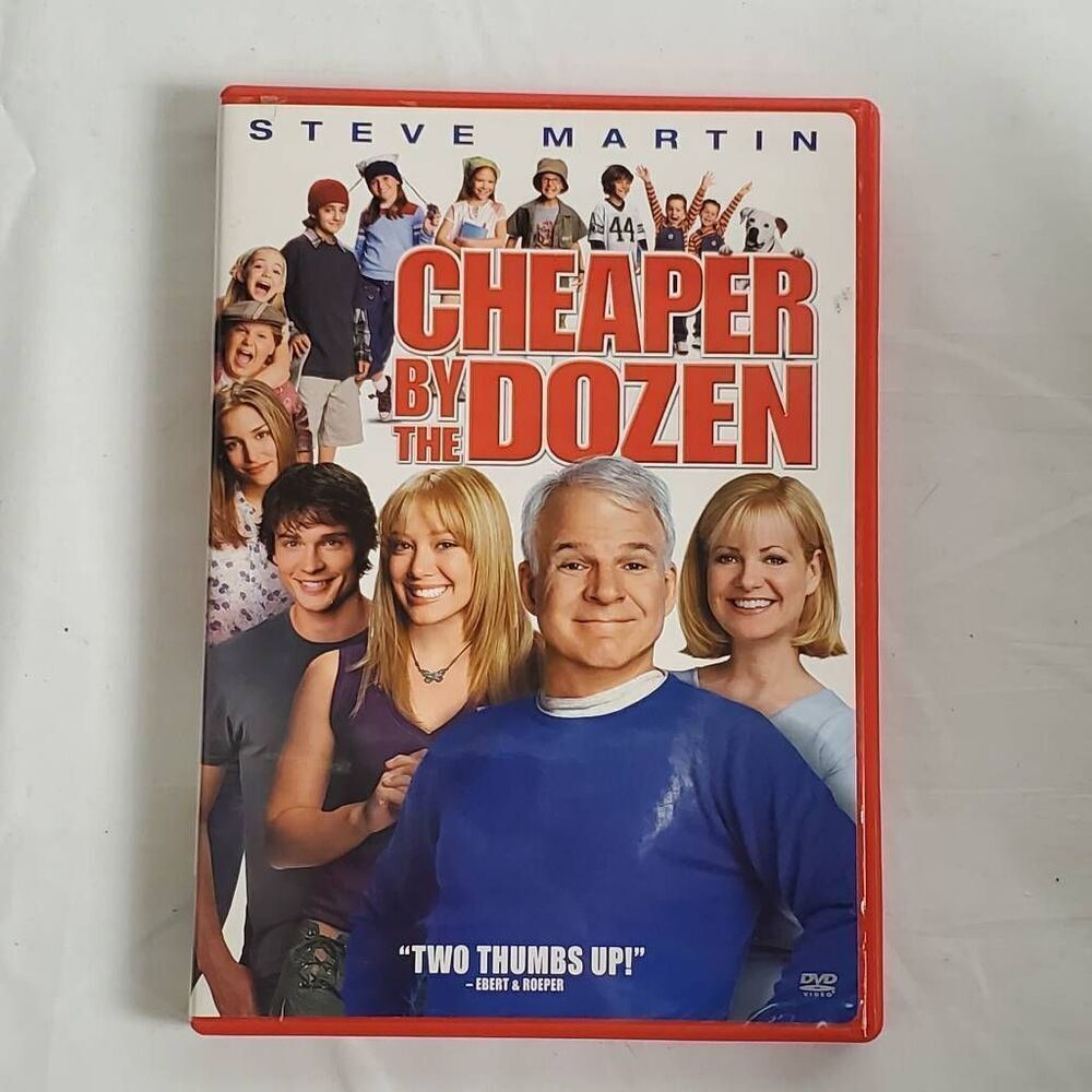 Cheaper by the Dozen DVD Steve Martin Bonnie Hunt Hilary Duff Comedy Family